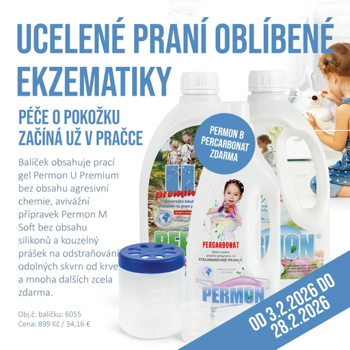Ucelené praní oblíbené ekzematiky