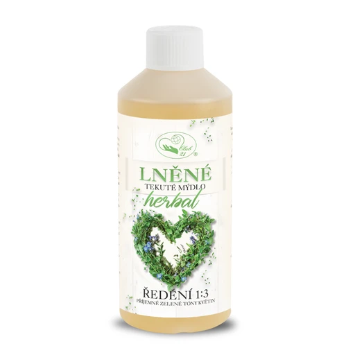 Lněné tekuté mýdlo Herbal 0,5 l